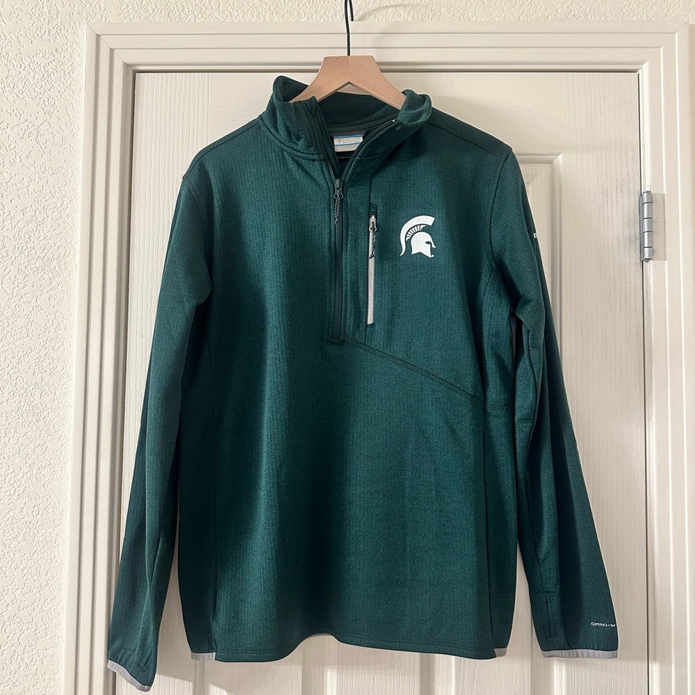 Columbia Michigan State Spartan Quarter-Zip Pullover